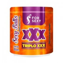 TRIPLO XXX SEXY BALLS 3UNI BOLINHA
